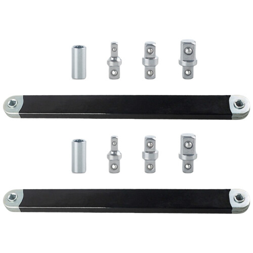 Ratchet Extension Wrench Spanner for-Black basic model 2 sets