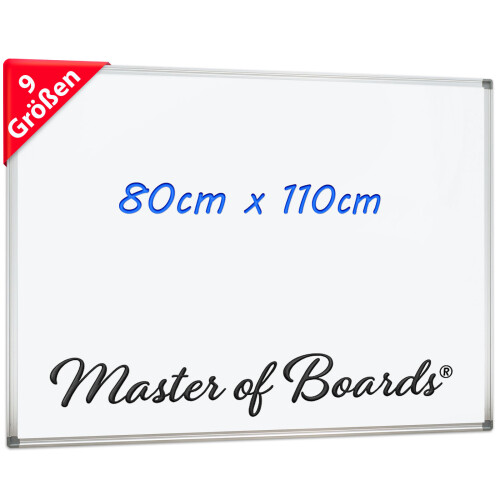 (80 x 110 cm) MOB Magnetisches Whiteboard mit kratzfester Oberfläche
