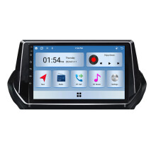 RoverOne 6G+128G Bilmultimediaspelare Radio CarPlay Bluetooth Android GPS för Peugeot 2008 208 2019 - 2022