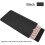 (Black) PU Leather Portable Keyboard Carrying Case Storage Bag Dustproof Protective Case for Logitech K380 3
