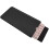 (Black) PU Leather Portable Keyboard Carrying Case Storage Bag Dustproof Protective Case for Logitech K380 2