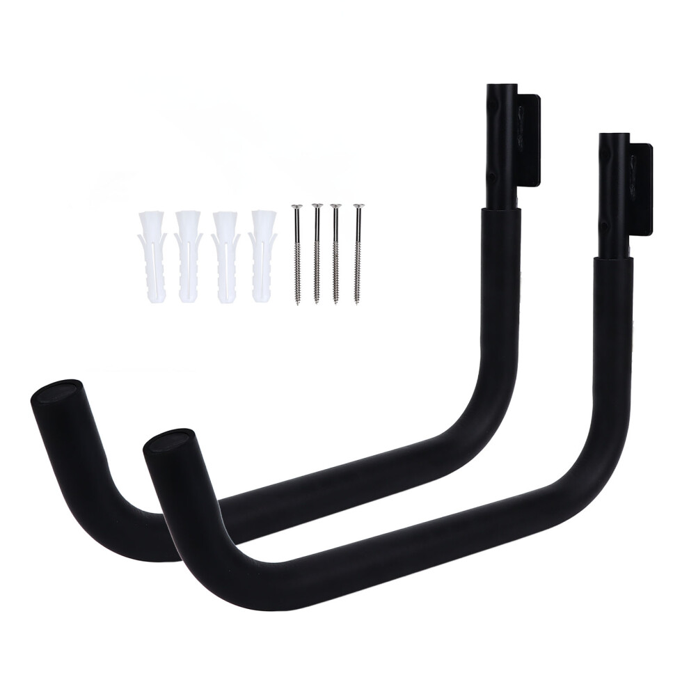 Galvanized Steel Garage Hooks For Surfboard Kayak, Easy Installation With Manual Guide, Space Saving Design For Indoor Outdoor Use, Powder Coated Fini 9060116137381