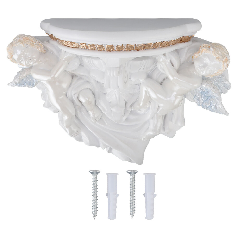 Angel Design Decor Floating Display Organizer, Victorian Decorative Shelves For Your Home Sanctuary 9060116154111