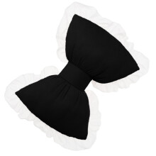 Elegant Lace Bows Car Pillows Car Bows Pillows Car-Black