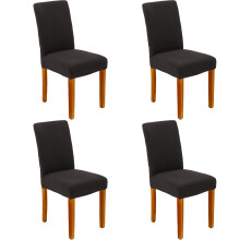 Védő étkezőszék huzat, bársonyos, rugalmas anyag univerzális illeszkedéssel, elegáns védelmet biztosítva