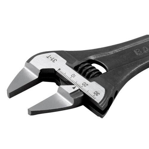 Bahco Bahco 31-T 31-T Thin Jaw Adjustable Spanner with Serrated Pipe Jaws 1