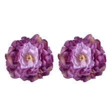 Embrasses de rideaux élégantes en forme de fleur de-Violet