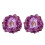 Embrasses de rideaux élégantes en forme de fleur de-Violet 1