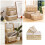 Multipurpose Paper Rope Woven Basket Accessory for Living-M 3