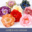 Embrasses de rideaux élégantes en forme de fleur de-Violet 5