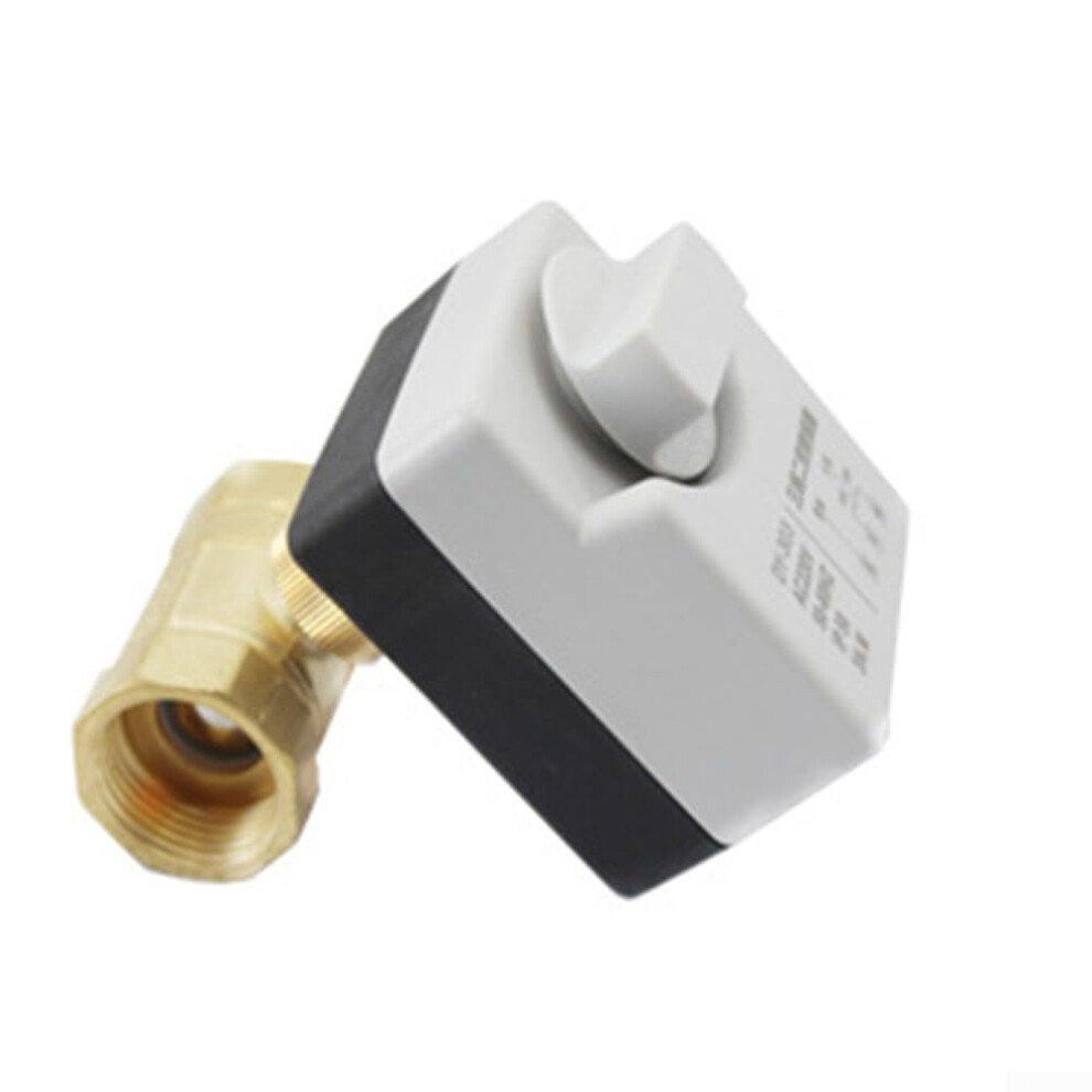 Electric Ball Valve Dn20 Brass 220V Two Way Three Wire Synchronous Motor Manual Auto Industrial Use 9067246211509