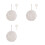 Boules d'essuyage pour serviettes à main en Chenilles,-Blanc 1