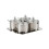 Récipient-Quatre pots d'assaisonnement en argent 1