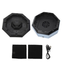 Air Purifier Ashtray Smokeless Multifunctional USB Rechargeable Flame Retardant High Quality Material Filter Sponge Timer Function Stylish Design Easy