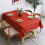 Elegant Table Protector, Heavy Duty Vinyl Tablecloths, Durable Waterproof Cover for Multiple Uses 2
