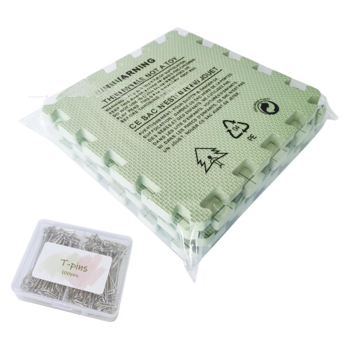 4/9 Pcs Knitting Blocking Mats Thick Grids Board-Set three