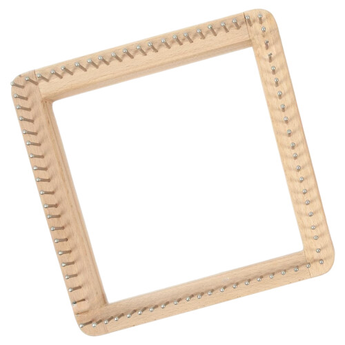 Square Knitting Board Wood Crochet Blocking Board-20x20cm