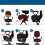 Dehnbare Bürostuhlüberzüge aus Polyester-Spandex-Gewebe für elastische Passform, verschönert Zuhause oder Büro, einfache Montage und 3