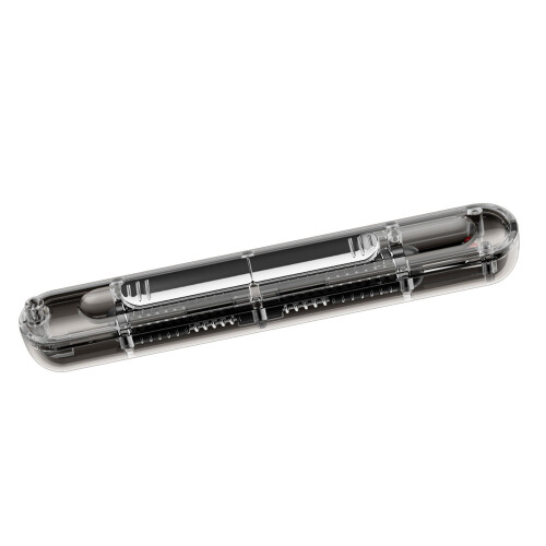 Ergonomic Handle Seam Ripper With Builts In-Transparent black