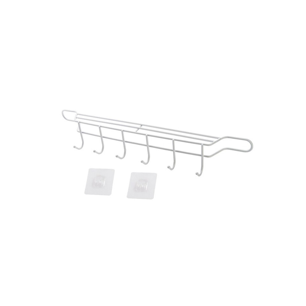 Space-Saving Design Organizer Rack System, Easy Installation Hooks With Heavy Duty Wall Mount, Ideal For Storing Spoons, Spatulas 9060116154227
