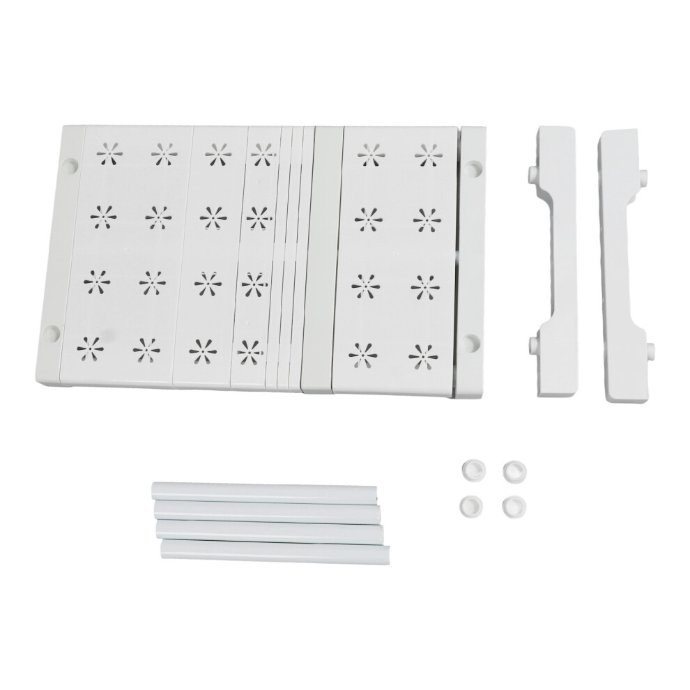 Strong Weight Capacity Tension Shelf With Multi Scene Use, Expandable Closet Shelf Featuring Adjustable Size And No Installation Effort For Space Savi 9060116159338