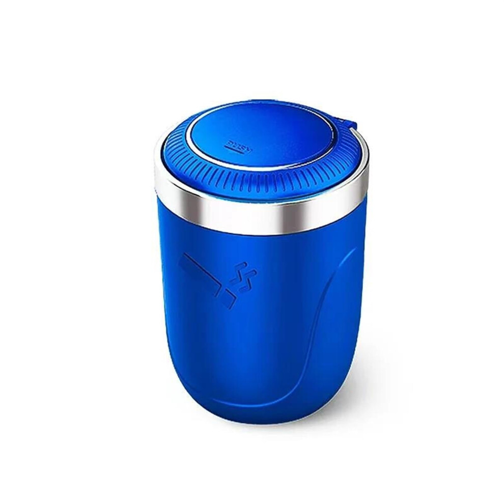 Car Ashtray With Lid And Auto Detachable Dustproof Cigarette Ashtray Cup For Vehicle (Blue) Light/Blue 9067246211646