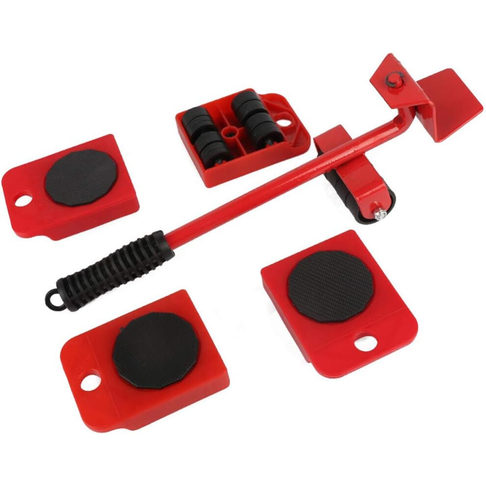 Smooth 360-Degree Rotation Furniture Lifter, Easy Moving Slider For Heavy Duty Relocation, Durable Steel Construction With Anti-Slip Design For Safe F 9454554597317