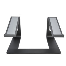 Supporto per laptop in alluminio, rialzo per laptop con dissipazione del calore, compatibile con laptop Mac/PC, elevatore ergonomico per notebook da