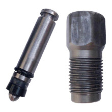 (16 mm Set) 2T Generic Car Hydraulic Horizontal Jack Oil Pump Sealing Set Repair Tool Oil Cylinder Threaded Body Accessories Jack Plunger