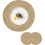 Natural Straw, Multi-Purpose Rustic Round Placemats for a Farmhouse Table 1