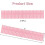 Adjustable Plastic Storage Drawers, Easy to Assemble, Durable PP Plastic Construction (16PCS, Pink) 2