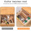 Adjustable Plastic Storage Drawers, Easy to Assemble, Durable PP Plastic Construction (16PCS, Pink) 4