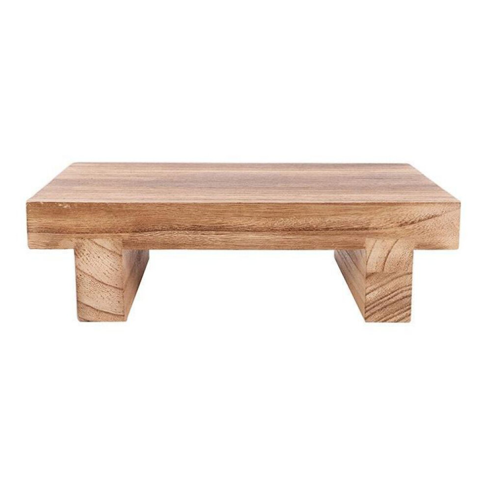 Adjustable Height Step Stool, Multi-Purpose Step Stool, Sturdy Wood Construction with Ergonomic Design, Posture Poop Stool for Bathroom Home Office, N