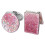 Compact Mirror For Women, High-Quality Materials, Handheld Foldable Design, Pink, 2Pcs 1