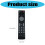 RMT-JR01 Remote Control Replacement for JLE42BC3500 JLE32BC3001 3