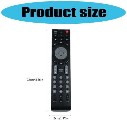 RMT-JR01 Remote Control Replacement for JLE42BC3500 JLE32BC3001 2