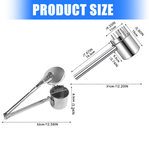Permanent Untarnished Date Collector With Ergonomic-With teeth 2