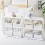 Plastic Construction Tea Station Organizer Removable Drawers Multi Layer Storage Efficient Organization BPA-Free Plastic Compact Design 7