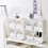 Plastic Construction Tea Station Organizer Removable Drawers Multi Layer Storage Efficient Organization BPA-Free Plastic Compact Design 8