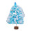 Feather Christmas Tree with Lights Compact and-Blue 60cm 1