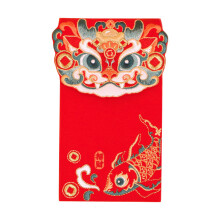 Festive Money Envelopes Embroidery Dragon Lucky Money-Cailong