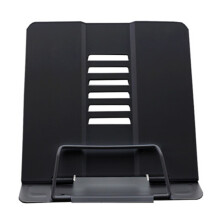 Foldable Reading Rack Featuring Chrome Finish and Precisely Fitting Design, All Metal Construction Ergonomic Stand for Cookbooks and Tablets, Simple C