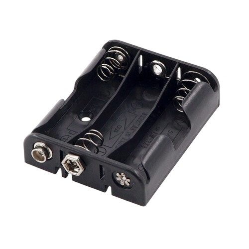 2/3/4/6/8 Steckplätze LR06 Batteriegehäusehalter-3 Abschnitte