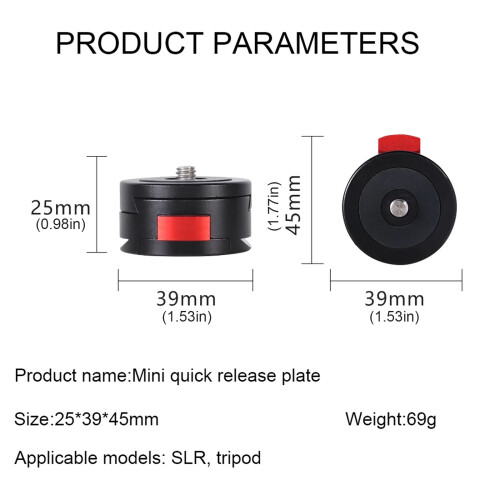Quick Release Camera Mount V-Lock Design Professionele V-Mount 2