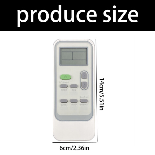 Ergonomic ACs Remote Controller For DG11J1 99 Model Easy Battery 2