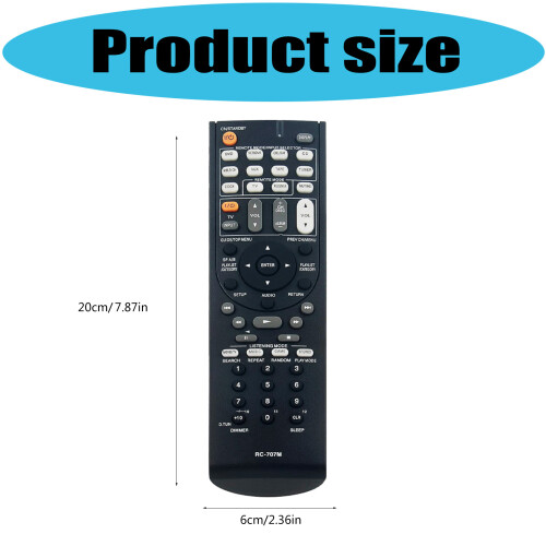 Replace Amplifiers Remote Control RC707M for SKF750XF R 2