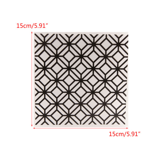 Embossing Folder Uneven Plastic Geometric Embossed Template 2