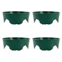 4pcs Polypropylene Plant Guards Maintains Moisture and Creates