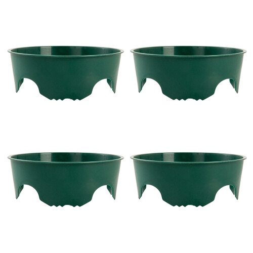 4pcs Polypropylene Plant Guards Maintains Moisture and Creates