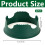 4pcs Polypropylene Plant Guards Maintains Moisture and Creates 3